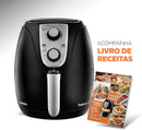 Fritadeira Elétrica sem Óleo Air Fryer Mondial AF-34 3,2L 1270W Preta