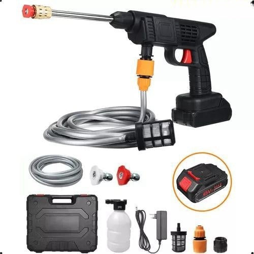 Lavadora Alta Pressão Portátil Regador Lava-jato Bateria 48v