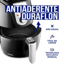 Fritadeira Elétrica sem Óleo Air Fryer Mondial AF-34 3,2L 1270W Preta